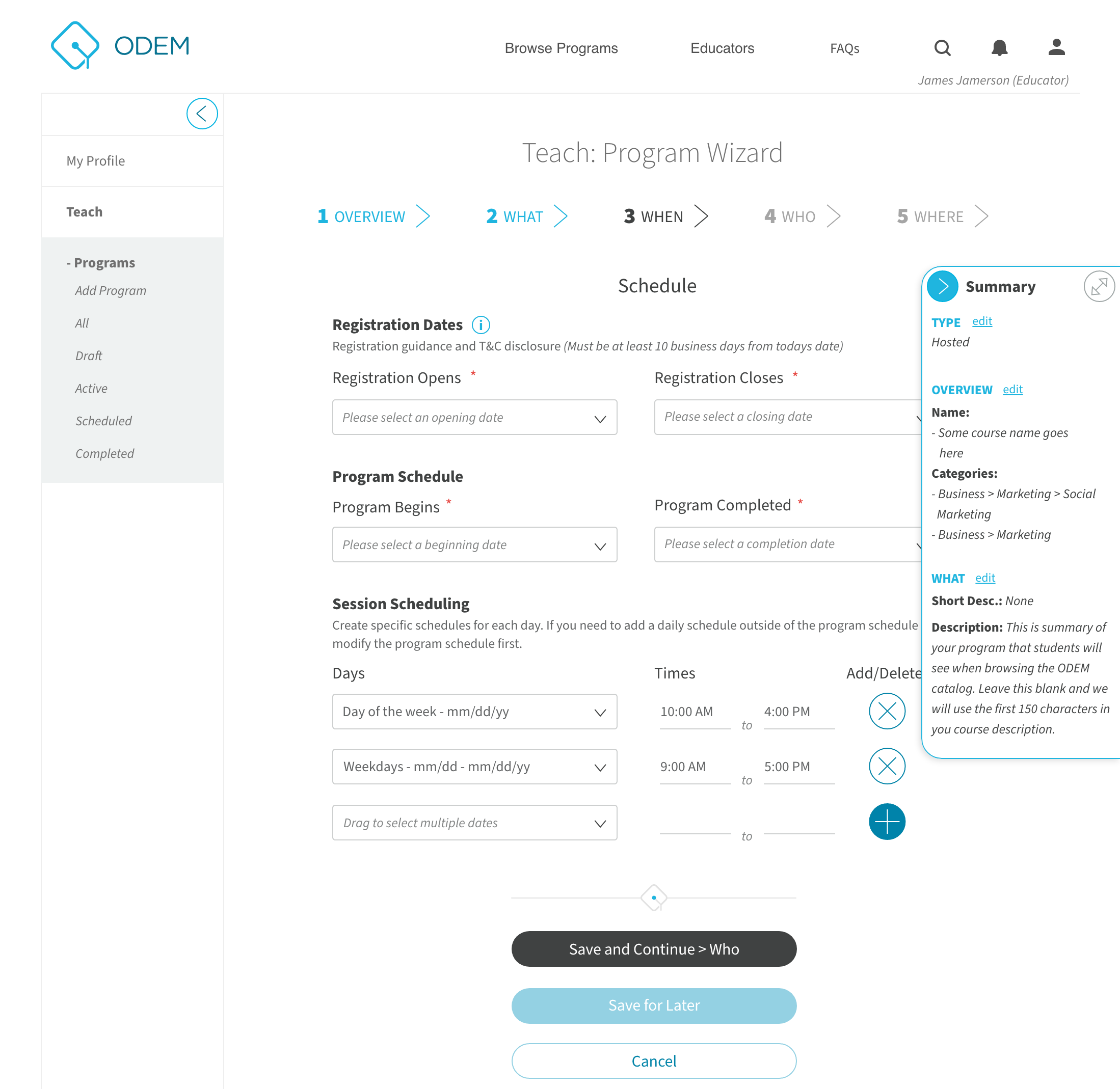 ODEM.io – Perfect Thirds