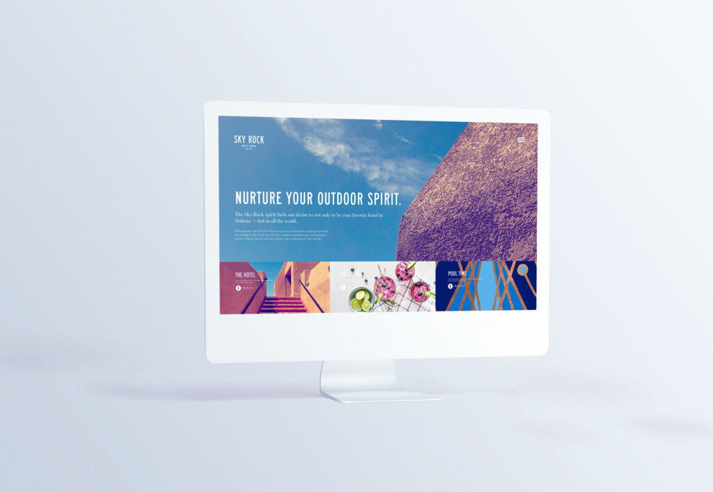 Sky Rock Sedona booking and application.