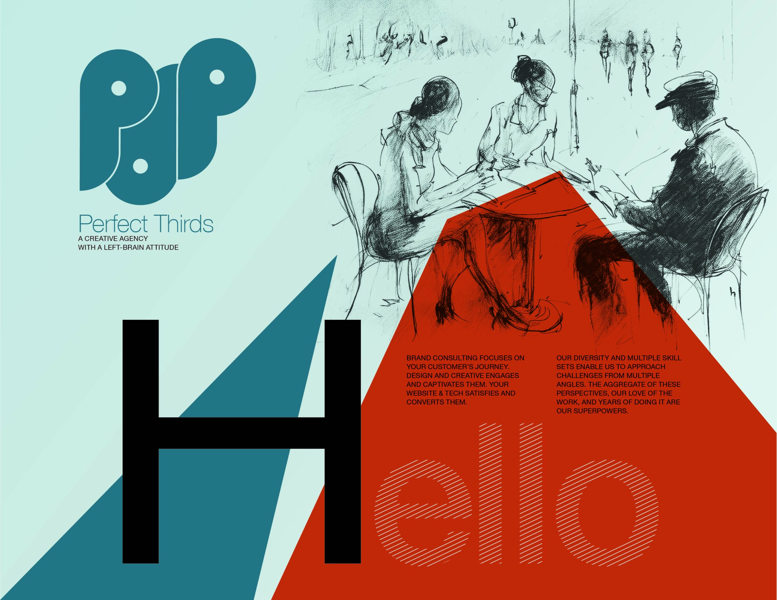 Presentation deck design for Perfect Thirds