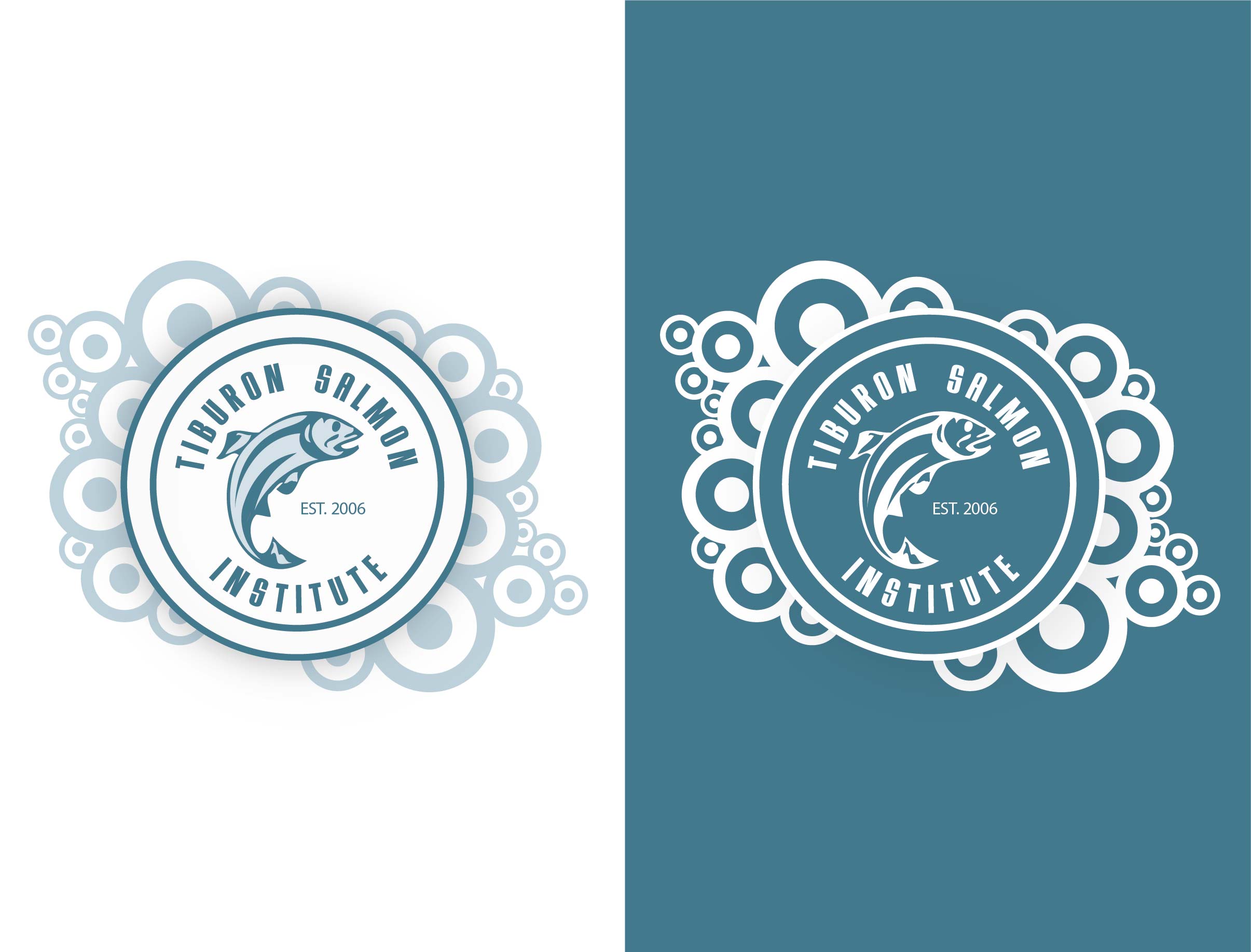 Brand identity for the Tiburon Salmon Institute