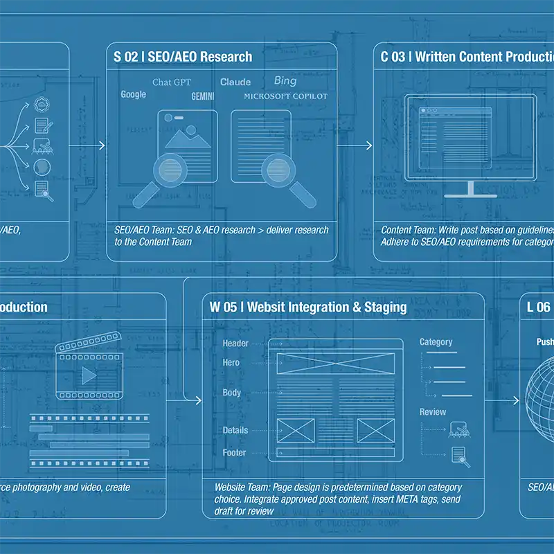 Website update process for new blog posts