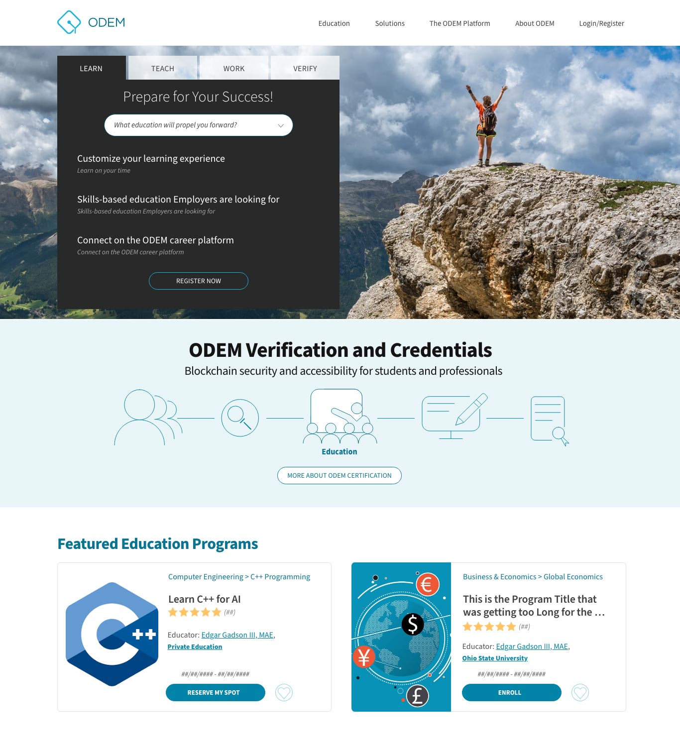ODEM Home Page