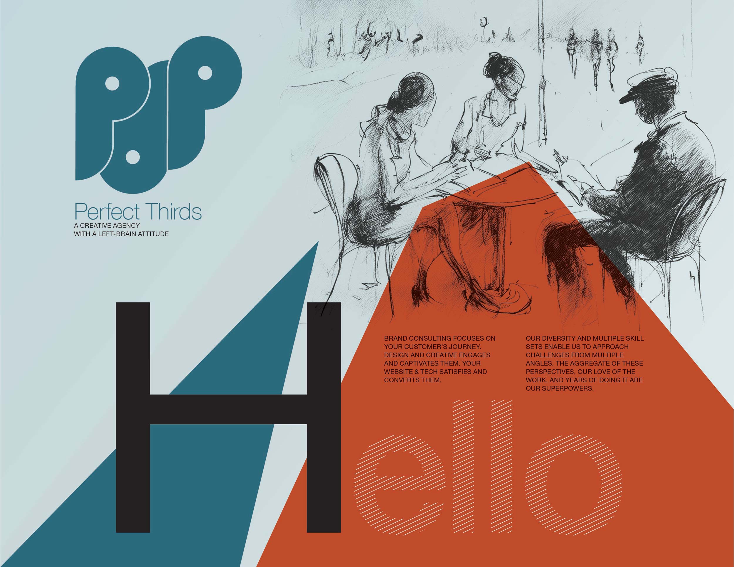 Presentation deck design for Perfect Thirds